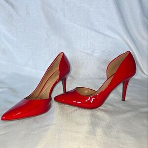 Red Jessica Simpson pumps, size 9